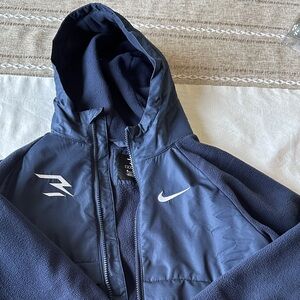 Nike Navy Blue Fleece Jacket